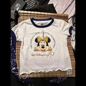 Disney World Minnie 50th Anniversary Kids Shirt Size XS